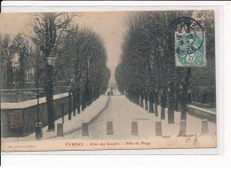 EVREUX : Allée Des Soupirs, Effet De Neige - Très Bon état - Evreux