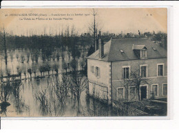 MEHUN-sur-YEVRE : Inondations Du 22 Janvier 1910, La Vallée De L'Yèvre Et Les Grands Moulins - Très Bon état - Mehun-sur-Yèvre