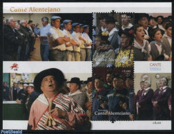 Portugal 2016 Cante Alentejano S/s, Mint NH, Performance Art - Various - Music - Costumes - Folklore - Unused Stamps
