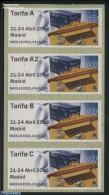 Spain 2016 Automat Stamps, Mailbox 4v S-a (printed Text May Vary), Mint NH, Automat Stamps - Mail Boxes - Post - Nuevos