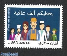 Lebanon 2016 Labour Day 1v, Mint NH - Líbano