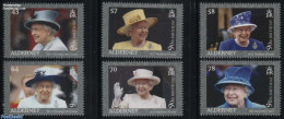 Alderney 2016 Queen Elizabeth 90th Birthday 6v, Mint NH, History - Kings & Queens (Royalty) - Koniklijke Families