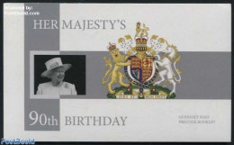 Alderney 2016 Queen Elizabeth 90th Birthday Prestige Booklet, Mint NH, History - Kings & Queens (Royalty) - Stamp Book.. - Familias Reales