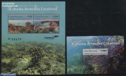 Costa Rica 2015 Coral Reefs 2 S/s, Mint NH, Nature - Costa Rica