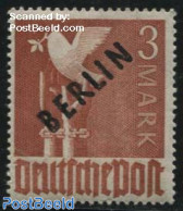 Germany, Berlin 1948 3M, Stamp Out Of Set, Mint NH, Nature - Birds - Ungebraucht