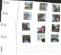 Netherlands 2007 Postcardset Blijdorp Zoo, 12 Cards, Unused Postal Stationary, Nature - Animals (others & Mixed) - Bir.. - Cartas & Documentos