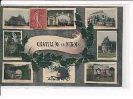 CHATILLON-en-DUNOIS : Carte Souvenir, Divers Lieux De La Ville - Très Bon état - Otros & Sin Clasificación