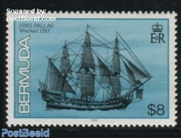 Bermuda 1992 8$, Stamp Out Of Set, Mint NH, Transport - Ships And Boats - Ships
