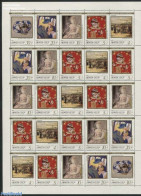 Russia, Soviet Union 1989 Paintings Sheet, Mint NH, Art - Paintings - Unused Stamps
