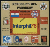 Paraguay 1976 Interphil S/s MUESTRA, Mint NH, Philately - Paraguay