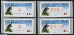 Belgium 2011 Automat Stamp, Bird 4v, Mint NH, Nature - Birds - Unused Stamps