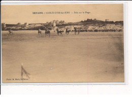 SABLES-D'OR-les-PINS : Polo Sur La Plage - Très Bon état - Otros & Sin Clasificación