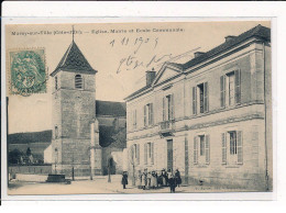 MAREY-sur-TILLE : Eglise Et Ecole Communale - Très Bon état - Other & Unclassified