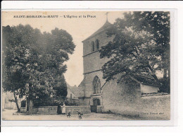 SAINT-ROMAIN-le-HAUT : L'Eglise Et La Place - Très Bon état - Sonstige & Ohne Zuordnung