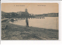 PORT VENDRES : Vue De L'Horloge, Un Chasseur - état - Port Vendres