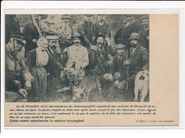 Représentation Du Retour Triomphal De La Chasse Au Tigre, Organisé Aux Environs De Droue, 1913 - Très Bon état - Otros & Sin Clasificación