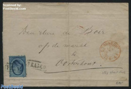 Netherlands 1867 Letter From Dordrecht TO Oosterhout, Postal History - Covers & Documents