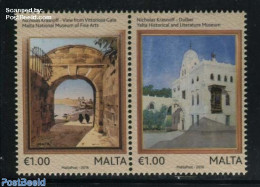 Malta 2016 Nicholas Krasnoff 2v [:], Joint Issue Russia, Mint NH, Various - Joint Issues - Art - Paintings - Gemeinschaftsausgaben