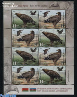 Belarus 2016 Eagles M/s, Joint Issue Azerbaijan, Mint NH, Nature - Various - Birds - Birds Of Prey - Joint Issues - Gezamelijke Uitgaven