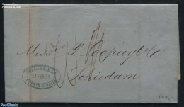 Venezuela 1874 Letter From Cabello (Venezuela)(22-02-1874) Via London (16-03-1874) To Schiedam (17-03-1874), Postal Hi.. - Venezuela