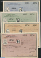 Argentina 1954 Abono A Casilla Set Of 4, Unused, Unused Postal Stationary - Brieven En Documenten