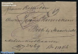 Netherlands 1887 Steamship Expedition Rotterdam-Maastricht, J.P. Oomes, Postal History - Briefe U. Dokumente