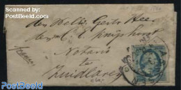 Netherlands 1856 Letter From Assen To Zuidlaren (Assen-C), Postal History - Briefe U. Dokumente