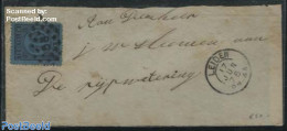 Netherlands 1876 Front Of A Letter With Postage Due NVPH No. 2, Postal History - Covers & Documents