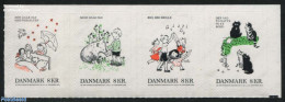 Denmark 2016 Children Songs 4v S-a, Mint NH, Nature - Performance Art - Religion - Bears - Cats - Music - Angels - Nuevos