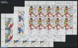Israel 2016 Rio 2016 Olympics 3 M/ss, Mint NH, Sport - Unused Stamps (with Tabs)
