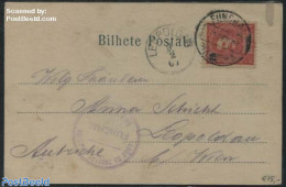 Madeira 1904 Postcard From Funchal To Vienna, Postal History - Madère