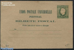 Portugal 1879 Postcard 30R, Unused Postal Stationary - Brieven En Documenten