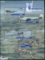 Belgium 2016 Old Belgian Airplanes S/s, Mint NH, Transport - Aircraft & Aviation - Ungebraucht