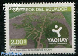 Ecuador 2016 Yachay 1v, Mint NH, Nature - Gardens - Ecuador
