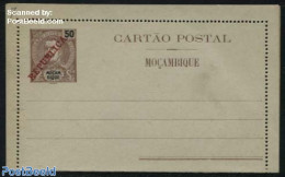 Mozambique 1911 Letter Card 50R REPUBLICA, Unused Postal Stationary - Mozambique