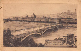 LYON - Pont Wilson - 14 Juillet 1918 - Très Bon état - Autres & Non Classés