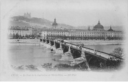 LYON - Le Pont De La Guillotière Et L'Hôtel Dieu - Très Bon état - Otros & Sin Clasificación