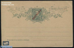 Angola 1911 Postcard 10R, REPUBLICA, Unused Postal Stationary - Angola