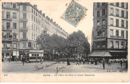 LYON - La Place Du Pont Et Cours Gambetta - Très Bon état - Otros & Sin Clasificación