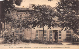 LYON - Institut Ménager - Salle D'ombrage, Vue Sur Une Des Façades De La Maison - Très Bon état - Other & Unclassified
