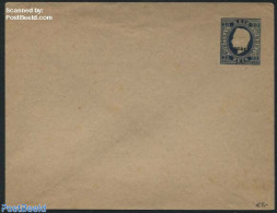 Azores 1882 Envelope 25R Blue (143x110mm), Unused Postal Stationary - Azores