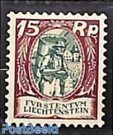 Liechtenstein 1924 15Rp, Stamp Out Of Set, Unused (hinged), Nature - Wine & Winery - Ongebruikt