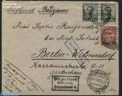 Russia, Soviet Union 1925 Airmail Letter From Moscow To Berlin, Postal History - Brieven En Documenten