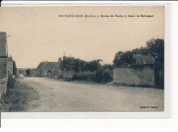 FONTAINE-SIMON : Bureau De Postes Et Route De Belhomert - Très Bon état - Other & Unclassified