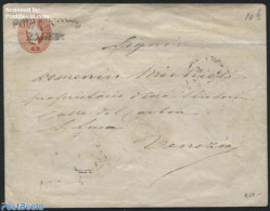 Austria 1861 Envelope 5Kr, Used Postal Stationary - Lettres & Documents