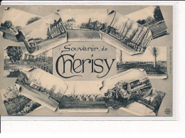 CHERISY : Carte Souvenir, Divers Lieux De La Ville - Très Bon état - Otros & Sin Clasificación