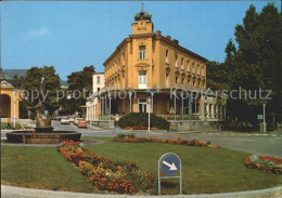 72179925 Bad Voeslau Badplatz Freiheitsbrunnen Hotel Stefani  Bad Voeslau - Autres & Non Classés