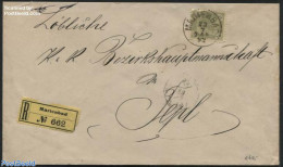 Austria 1893 Registered Letter From Marienbad To Tepl, Postal History - Cartas & Documentos