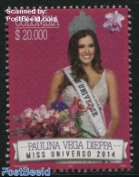 Colombia 2015 Miss Universe 1v, Mint NH, Performance Art - Miss World - Colombia