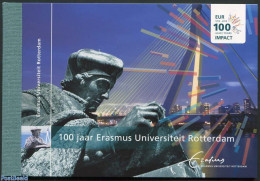 Netherlands - Personal Stamps TNT/PNL 2013 Erasmus University Prestige Booklet, Mint NH, Science - Education - Stamp B.. - Zonder Classificatie
